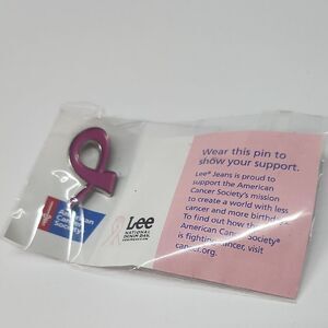 Lee Pink Awareness Ribbon Pin